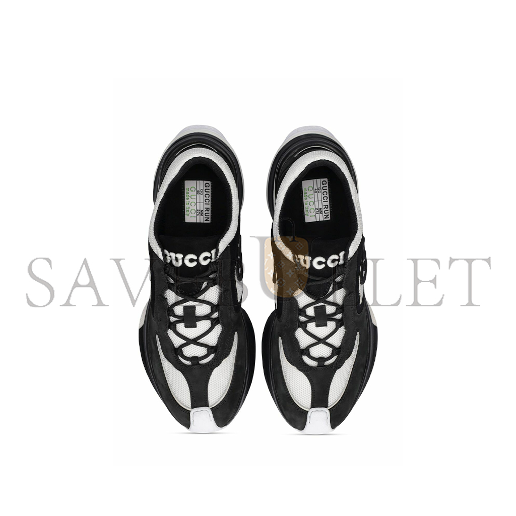 GUCCI RUN LEATHER SNEAKERS 